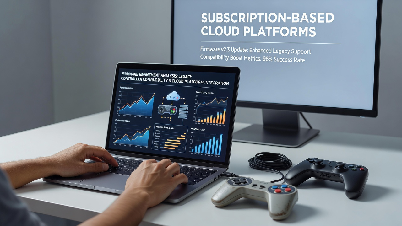 Firmware updates bridging legacy controllers with cloud gaming services
