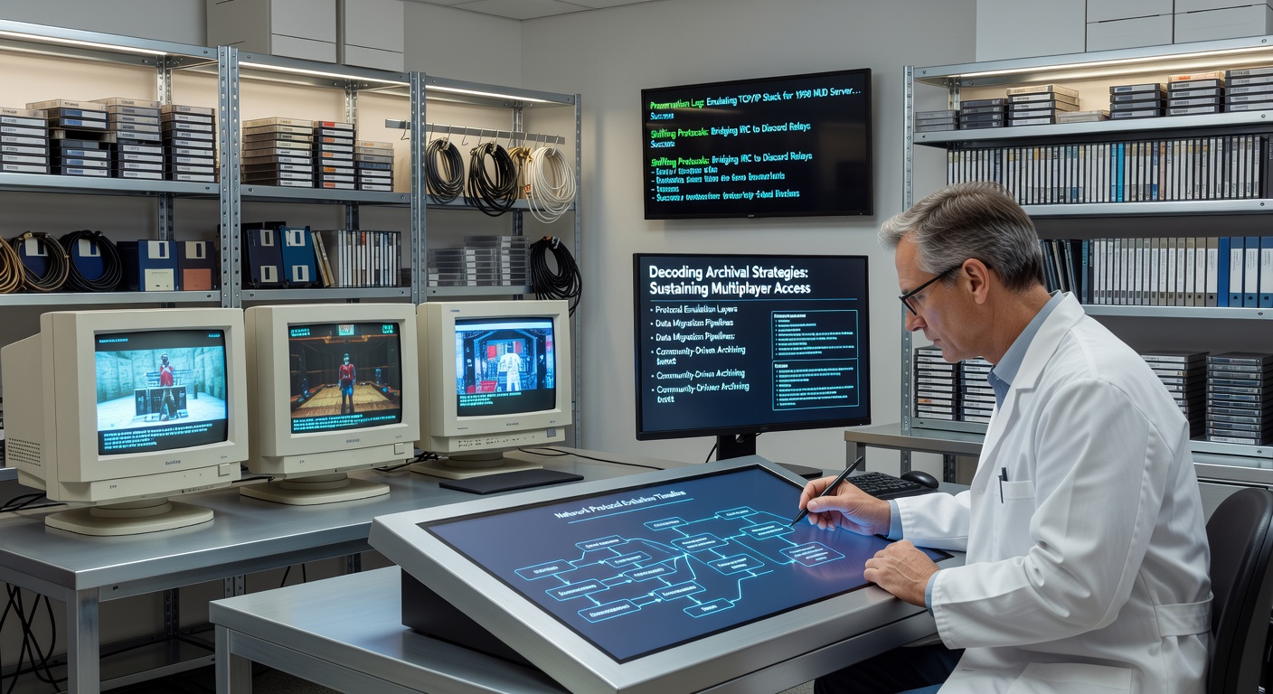 Preservationists analyzing legacy server code for early multiplayer titles