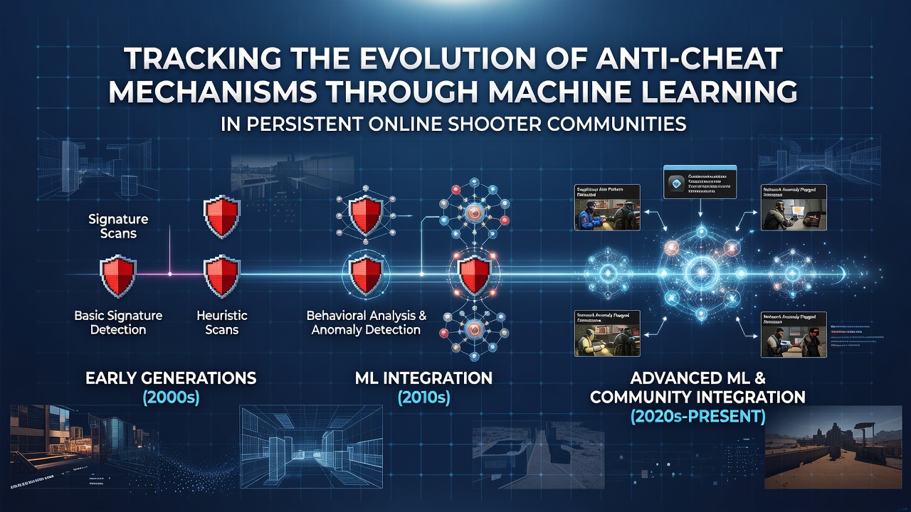 Machine learning models analyzing player behavior patterns in online shooter games